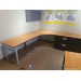 Autumn Maple Wrap Around desk w/ 2 - 2 Drawer Lateral Cabinets
